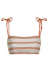 San Miguel Top / Red Arabesque - Orange Stripes